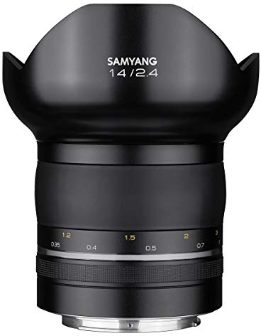 Samyang XP f2.4 Obiettivo della Fotocamera per Nikon, Nero, 14 mm