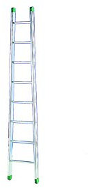 Svelt Scala Alluminio 8 gradini D'Appoggio, Conica a Pioli ad un Tronco di Salita, Agricola