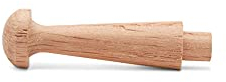 Oak Shaker Peg 1-3/4 inch Pack of 25 Wooden Pegs for Hanging DIY Shaker Rack and Rail by
