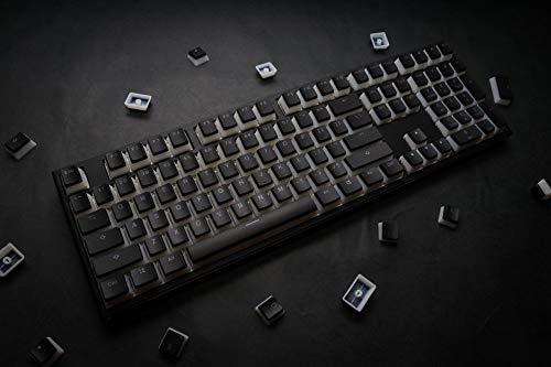 Ducky Keycaps de Layout Double-Shot - PBT Keycaps Set - Tastenkappen für Mechanische Tastatur Cherry MX Switches - 108 Tasten - US-Layout