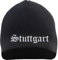 sostex Stuttgart Beanie Mütze - Altdeutsch - Bestickt - Strickmütze Wintermütze Einheitsgröße Schwarz
