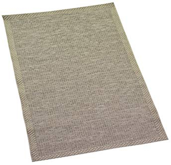 Teppich-Traum In- & Outdoor Teppich Sisal Optik | Küche Wohnzimmer Terrasse Balkon | beige grau - Größe 80x150 cm