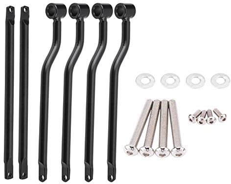 Yosoo Motorradtaschenhalter Set Gepäckträgerstangen Gepäckträger Halter Universal Ersatz für Ersatz für Ersatz für Schwarz für