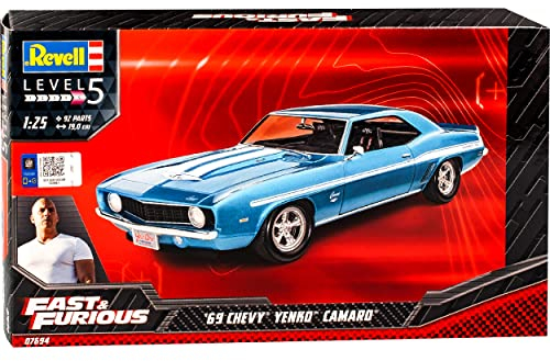 Chevrolet Camaro Yenko 1. Generation 1966-1970 Dom Dominik Toretto The Fast and The Furious 07694 Bausatz Kit 1/25 1/24 Revell Modell Auto