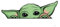 2 Pack - Peeking Baby Yoda Vinyl Decal Sticker for Cars | Trucks | Vans | SUVs | Walls | Windows | Laptops | Notebooks | Cups | Bottles | Size: 5 x 2.5 | H&S