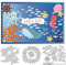 INFUNLY Metallstanzformen Für Meerestiere, Seesterne, Seepferdchen, Korallen, Stanzformen Für Die Kartenherstellung, Scrapbooking, Basteln, Album, Papier, Kartendekoration
