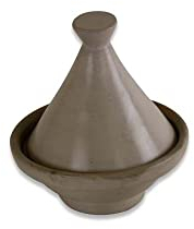 Bougie parfumée marocaine Tajine Beige Poterie Ø 11 x 12cm
