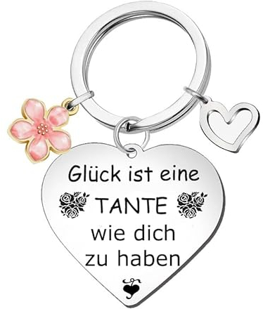 IFUDE Dankesgeschenke für Damen – Wertschätzung durch Schlüsselanhänger für Tante,Ideale Geschenkideen zu Weihnachten und Geburtstag