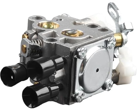 Vergaser & Birne für HS46 & HS56 Series Heckenschere Motor, Rasentrimmer Unkrautfresser mit Luftfilter Kraftstoffleitung Kit