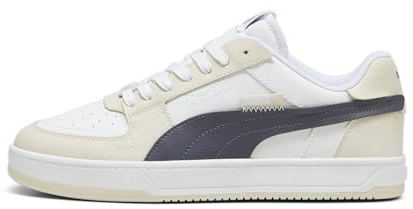 PUMA Unisex Adults CAVEN 2.0 VTG Sneaker, PUMA White-Galactic Gray-Alpine Snow, 10 UK