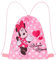 Disney Turnbeutel Kinder, 29 x 38cm Schwimmtasche Kinder mit Kordelzug & Belüftungsöffnung - Sport Geschenke für Kinder (Rosa Minnie)