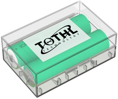 TQTHL 3.7 Volt Rechargeable Battery, 2 Pack 2500Mah New Higher Capacity Batteries Battery High Power Lasting Long for Headlamp, LED Flashlight, Solar Light, Electronic Devices