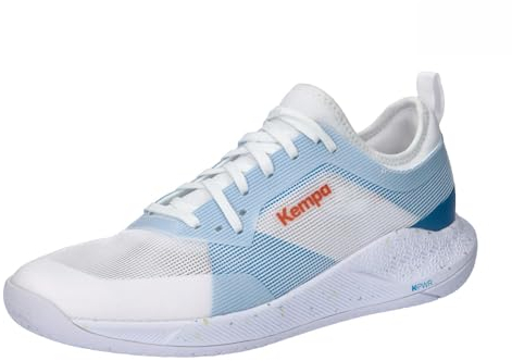 Kempa Unisex Kourtfly Sport-Schuhe, weiß/blau, 42.5 EU