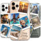 SmartGiftShop Personalised Custom iPhone Case Photo Collage Polaroid Style Custom Picture CLEAR Silicone Impact Case for iPhone 11 12 13 14 15 16 Ranges - CUSTOMISE ONLINE