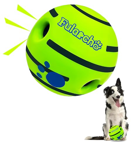 Yiateoit Toy Balls for Dogs Squeaky Ball for Dogs Indestructible Dog Balls Dog toys Durable Ball for Indoor & Outdoor (Green3, 5.51)