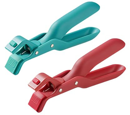 2PCS Multi-Purpose Anti-Scald Bowl Holder Clip, Anti Scald Bowl Holder for Kitchen Gift (C) Anti Scald Clips Hot Bowl Gripper Clips for Microwave Oven Air Fryer Kitchen