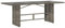 vidaXL Table de Jardin avec Dessus en Verre Gris résine tressée, Table d'extérieur, Table à Manger de Jardin, Meuble de Jardin, Table de Patio