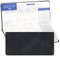 POPRUN Kalender 2025 Monatsplaner 17,4 x 8,3 cm - 12 Monate Monatskalender Softcover (Jan 2025 - Dez 2025) - 1 Monat 2 Seiten, 64 Seiten, 80 GSM Papier mit PU-Leder - EU-25-C6MLR7-BK