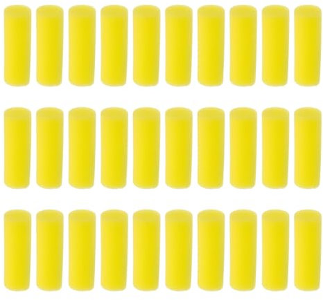 Tischtennis-Schläger- -Wischbürsten-Set, Zylinder-Tischtennis-Kleber-Bürste,Schwammwischschwammbürste 30 Stück | Tischtennis-Klebebürste, schnelle Reinigung für Tischtennis-Enthusiasten