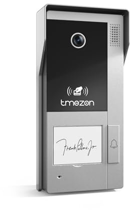 TMEZON campanello MZ-VDP-NE160 4 Fili per monitor MZ-IP-V728TW Videocitofono