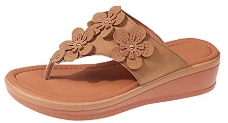 2025 Special Deals Walking Sandals Womens Size 7 Ladies Plantar Fasciitis Women'S 5 Comfort Flip Flops Women Brown For Tan Sliders Jelly Shoes Comfortable Grey Ankle Strap Royal Blue Wedding