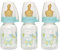 NIP Muttermilch Flaschen 3er Pack 125 ml BPA free, stillfreundlich, Sauger NaturLatex mit Anti-Kolik Ventil Größe S extra fein ab dem 1. Tag (Tee Muttermilch Pre-Nahrung ab Geburt)