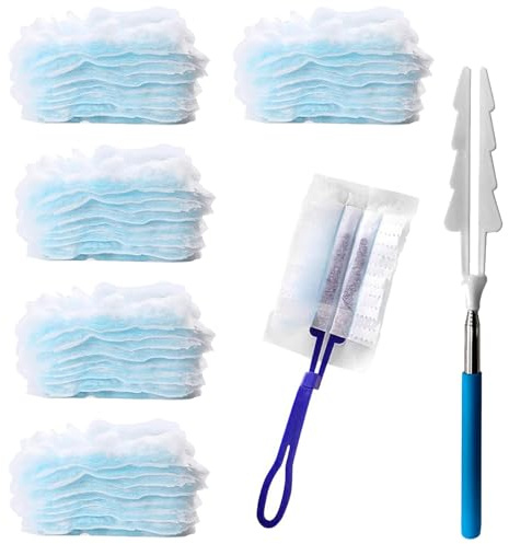 Magic Duster, Flash Dust Magnet Long Handle, Magnetic Duster 52-Piece Kit | Flash Dust Magnet Starter Kit; Flash Duster Long Handle; Dust Magnet Long Handle; Flash Dust Magnet; Dust Magnet