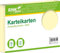 Exacompta RNK 114751 - Karteikarten blanko gelb, DIN A5, 1 Packung à 100 Karten