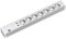 Bachmann 333.604 Steckdosenleiste (48,3 cm (19 Zoll), PVC, 7X Schuko, 1x ÜSS Strom, 2m)