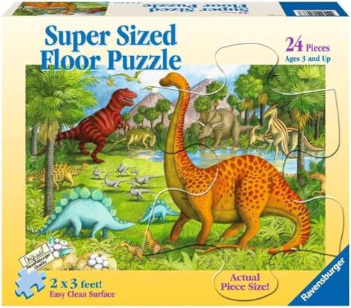 Ravensburger Dinosaur Toys for Boys and Girls Age 3 Years Up Pals - 24 Piece Giant Floor Jigsaw Puzzle