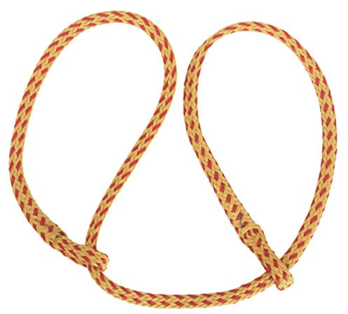 Kerbl Geburtsstrick Poly/flach gelb-rot, mit Zwei Schlaufen