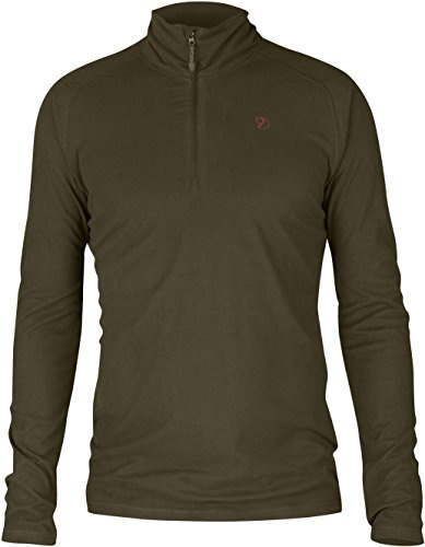 Fjällräven Herren Pine Half Zip Sweatshirt, Dark Olive, XXL