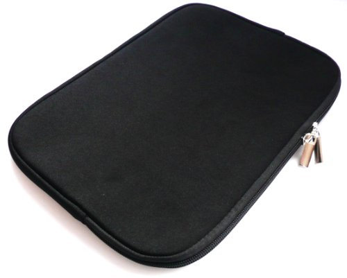 Emartbuy® Vonino Epic E7 Tablet 7 Inch Black Water Resistant Neoprene Soft Zip Case Cover Sleeve (7 Inch eReader/Tablet/Netbook)