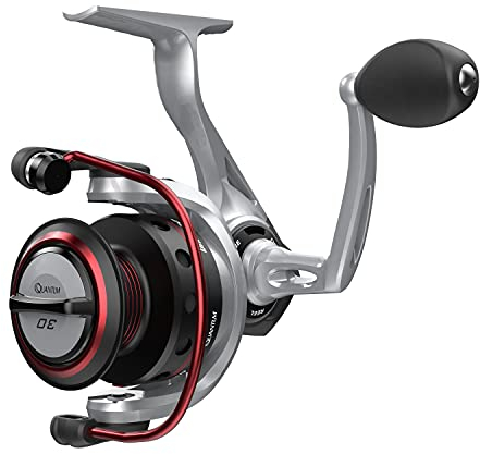 Zebco/Quantum DR30.BX3 Antriebsgröße 5,2: 1 Übersetzung 9 Kugellager, beidhändig verwendbare Angelrollen, Mehrfarbig