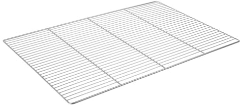 HENDI Gitterrost, horizontal, Querverstrebt, geeignet für Ofen, Bäckerei, 600x400mm, Edelstahl