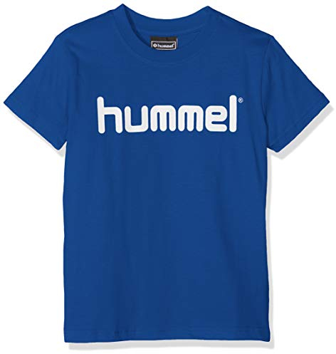 hummel Unisex Kinder Hmlgo Kids Cotton Logo T shirts, True Blue, 152 EU