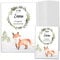 OLGS U-Heft und Impfpasshülle Set | Fuchs im Wald Untersuchungsheft- 3-teilig & Impfpass Hülle personalisiertes Geschenk Baby | Babygeschenke zur Geburt - Uhefthülle, Impfpasshülle personalisiert