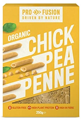 Profusion Organic Chickpea Penne, 250g - Grain-Free, Gluten-Free & High in Protein Pasta