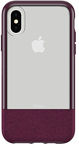 OtterBox Statement Series Schutzhülle für iPhone XS, Lucent Magenta (Clear/Boysenberry/Orchidee)