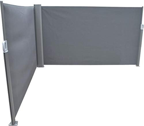 Proloisirs Angle Brise Vue - Gris/Gris