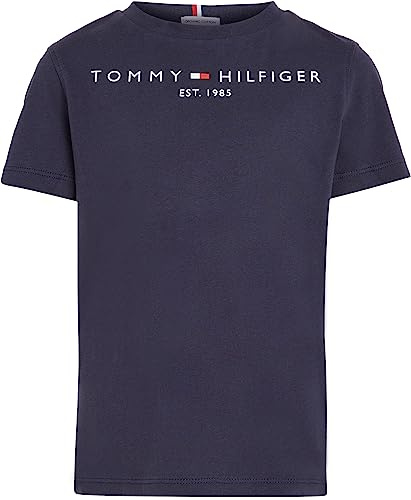 Tommy Hilfiger Kinder Unisex T-Shirt Kurzarm Essential Tee Rundhalsausschnitt