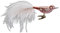 Christbaumschmuck Christbaumhänger Inge-Glas mit Sternenkrönchen, handbemalt und mundgeblasen, Federleicht, 9 cm