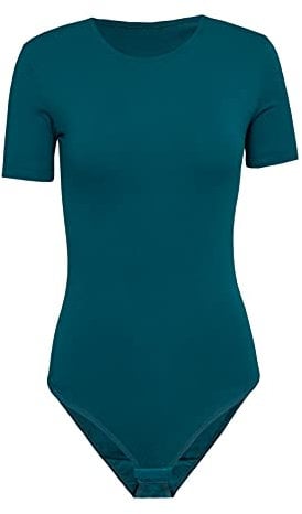 Evoni Damen Body kurzarm petrol M