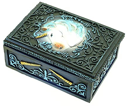 Joh. Vogler GmbH Tarotbox Mond-Einhorn für Tarotkarten 14 cm Tarot