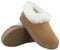 HAFLINGER Lammfellclog Iceland Filzpantoffel Hausschuh Chestnut, Gr 37