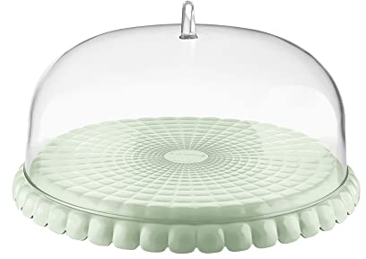 Guzzini - Tiffany, Petit Set de Moules à Gâteau - Vert Mauve, Ø 30 x h16 cm - 199501243