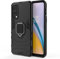 Cover per Oneplus Nord 2 con Anello, Custodia Supporto Magnetica Rigida Resistente Antiurto Doppio Strato Protettiva Calamita Bumper Case (Oneplus Nord 2, Nero)
