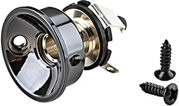Prise jack en métal 6,35 mm pour guitare électrique Telecaster TL