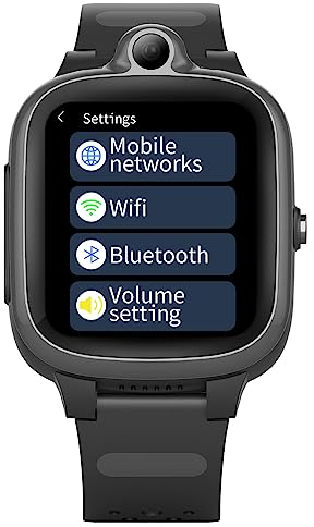 Fitonme 4G Kinder Smartwatch mit GPS und Telefon, Smart Watch Kinder mit WLAN Videoanruf Kamera SOS Echtzeit-Position Schulmodus Kinder GPS Uhr für Jungen und Mädchen