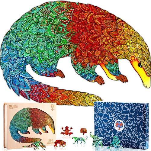 Jigsaw Puzzles for Adults XL 330 Piece (46 x 31cm) – Pangolin Wooden Puzzles for Adults by The Puzzled Tree